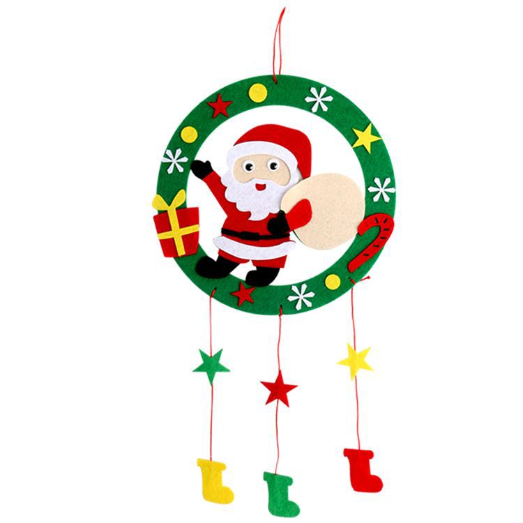 Wholesale Non-woven Wreath Hanging Accessories DIY Handmade Material Bags for Kindergarten